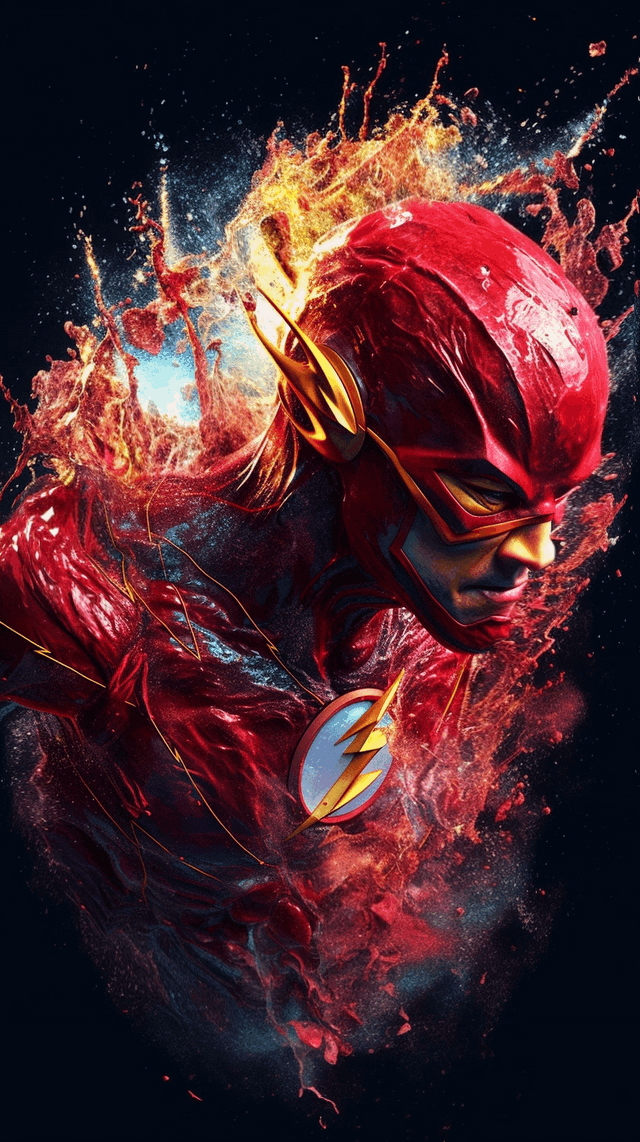 Flash Splash Art GIF