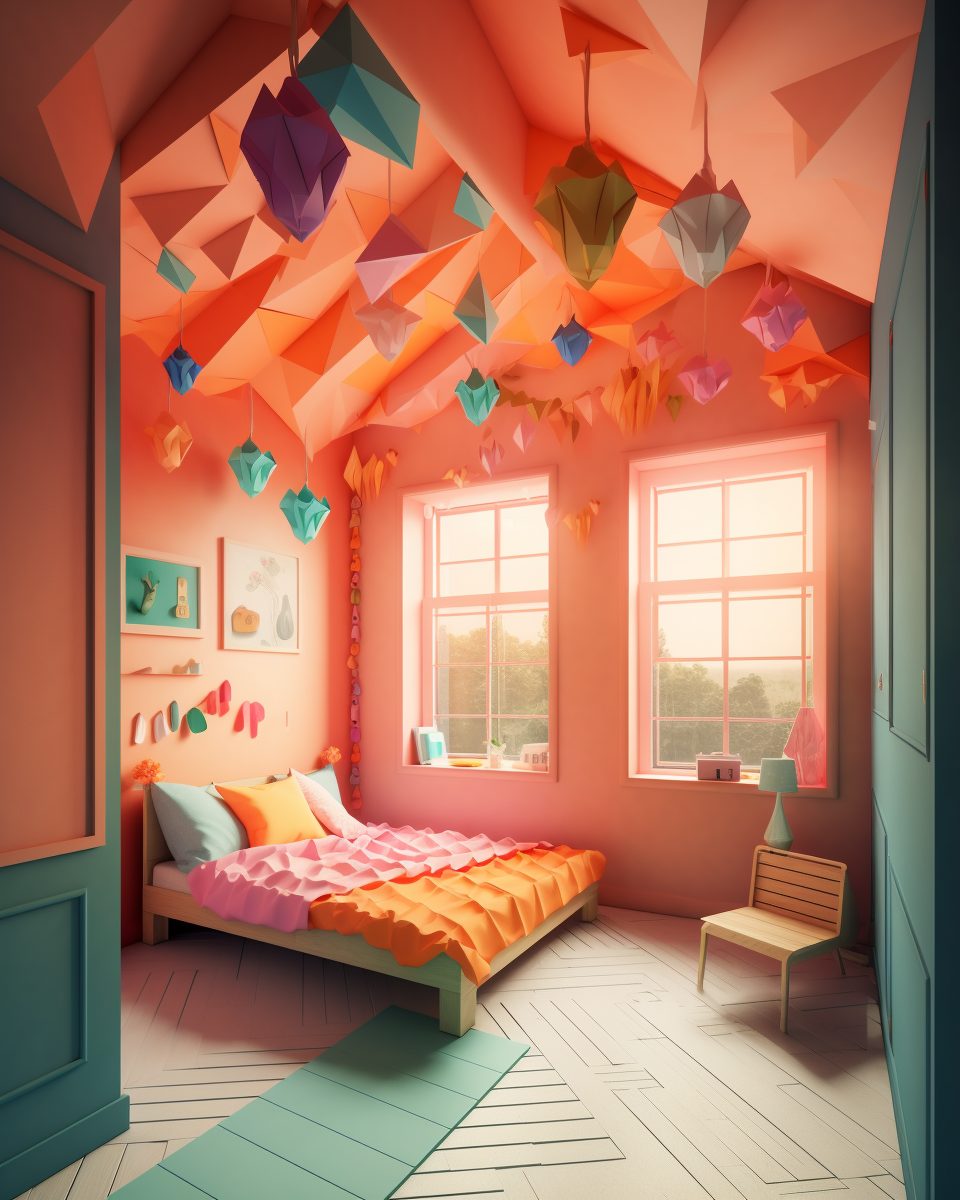 Origami Bedroom