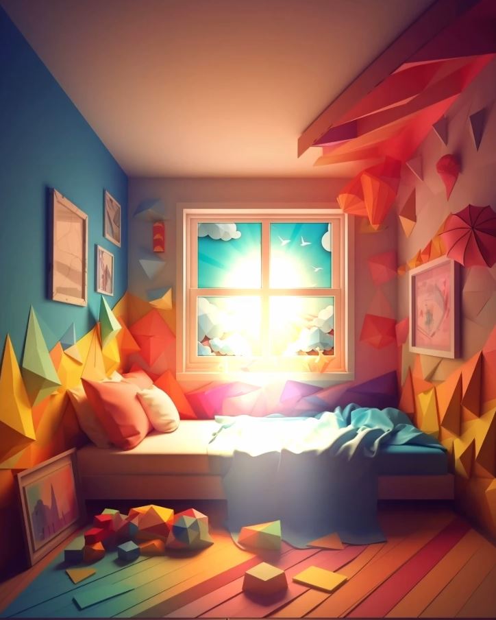 Origami Bedroom Video Image