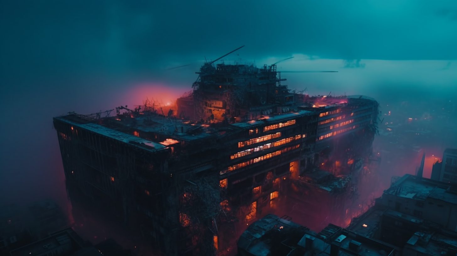 A Neon Cyberpunk City