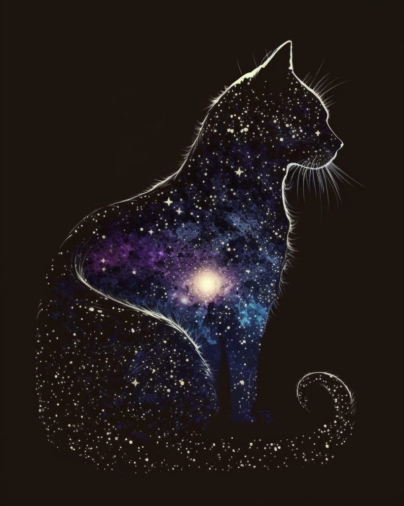 Cats of Midnight AI Artwork 4