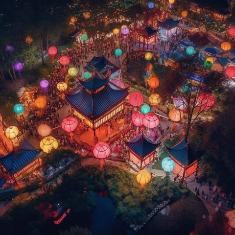 A Colorful Lantern Festival