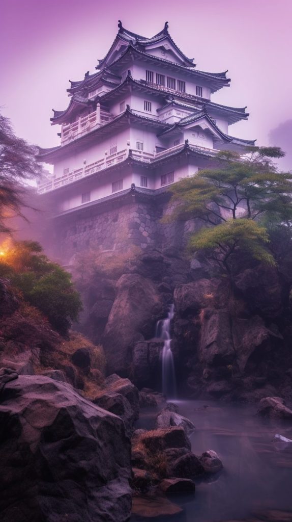 A Traditional Japanese Castle AI Artwork 3