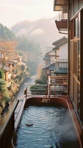 Ryokan Private Onsen with a View