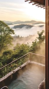 Ryokan Private Onsen with a View