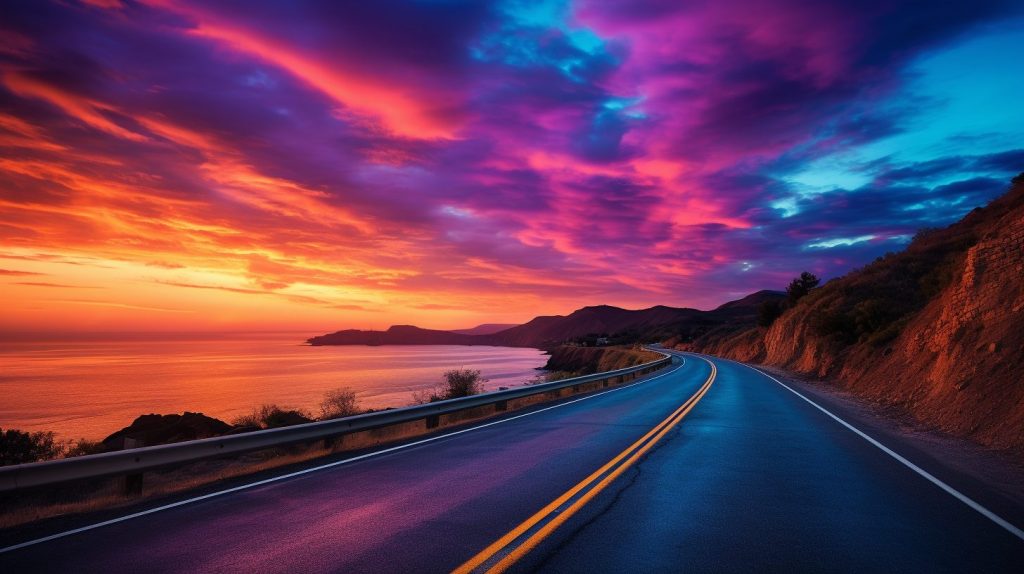 A Highway to a New Adventure AI Artwork 10