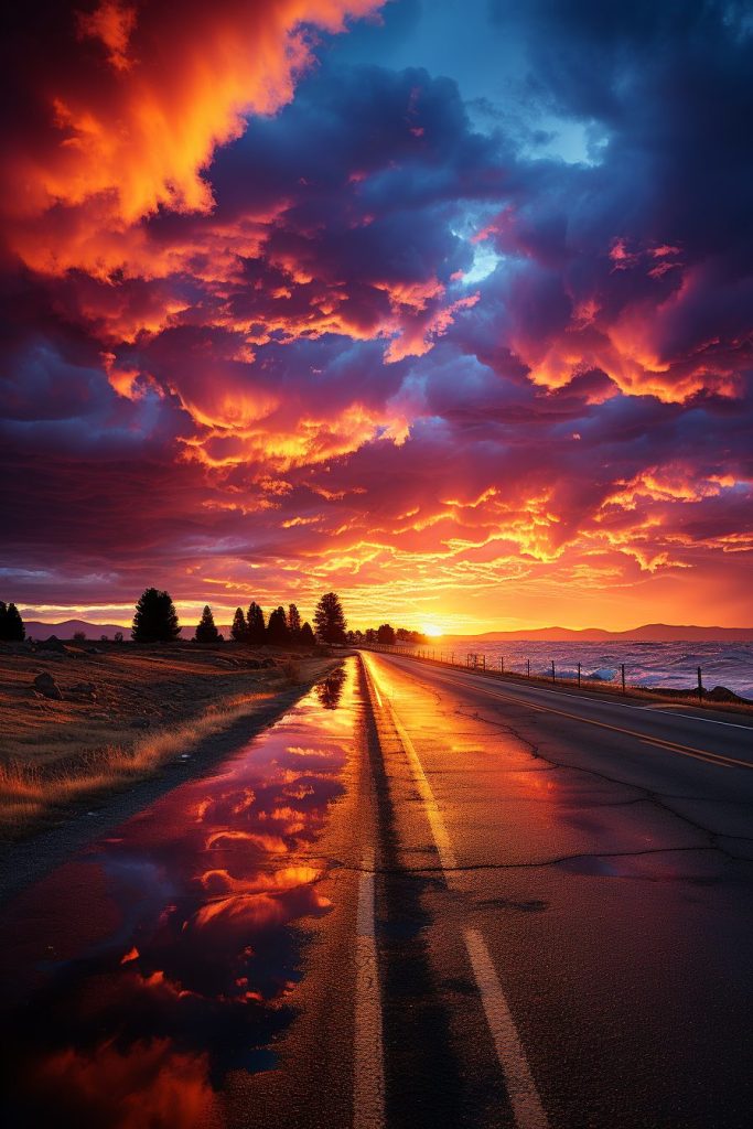 A Highway to a New Adventure AI Artwork 12