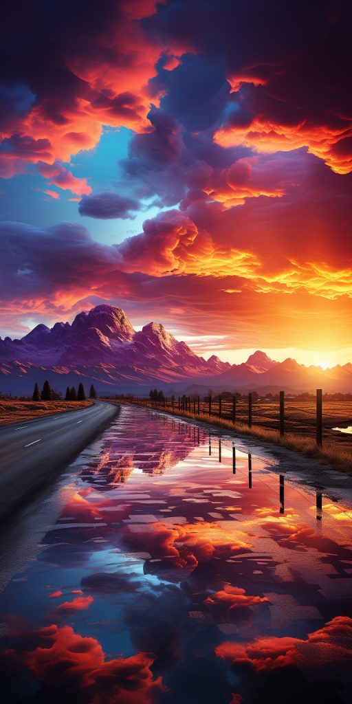 A Highway to a New Adventure AI Artwork 16