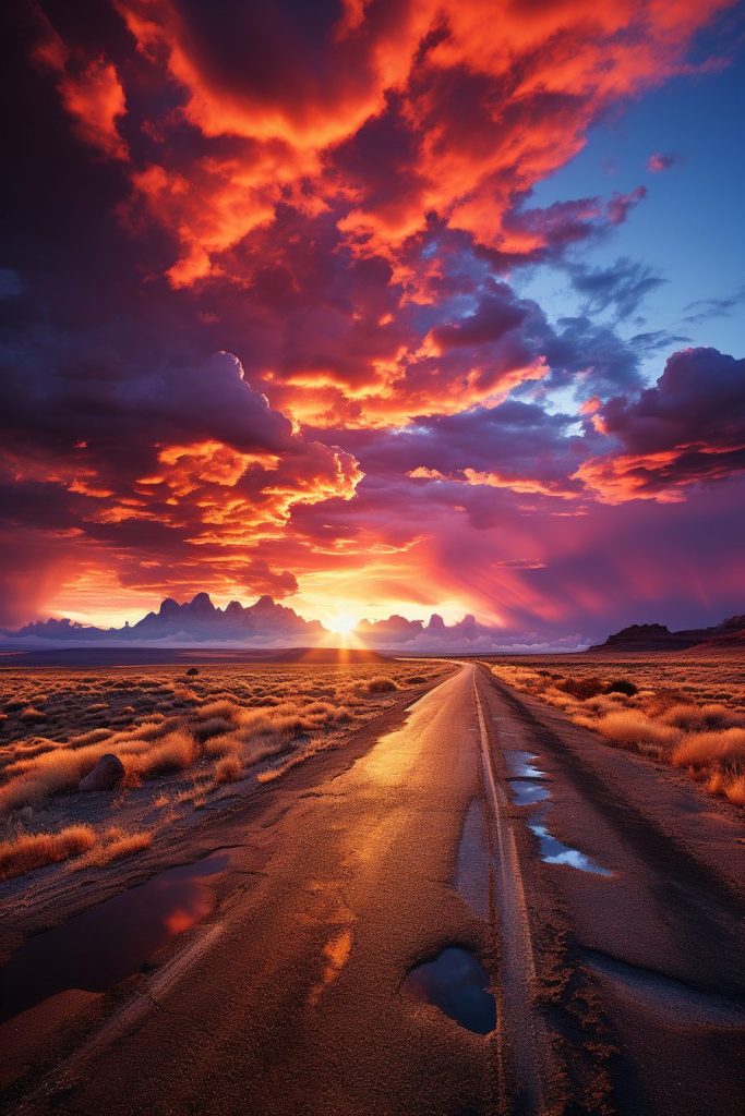 A Highway to a New Adventure AI Artwork 3