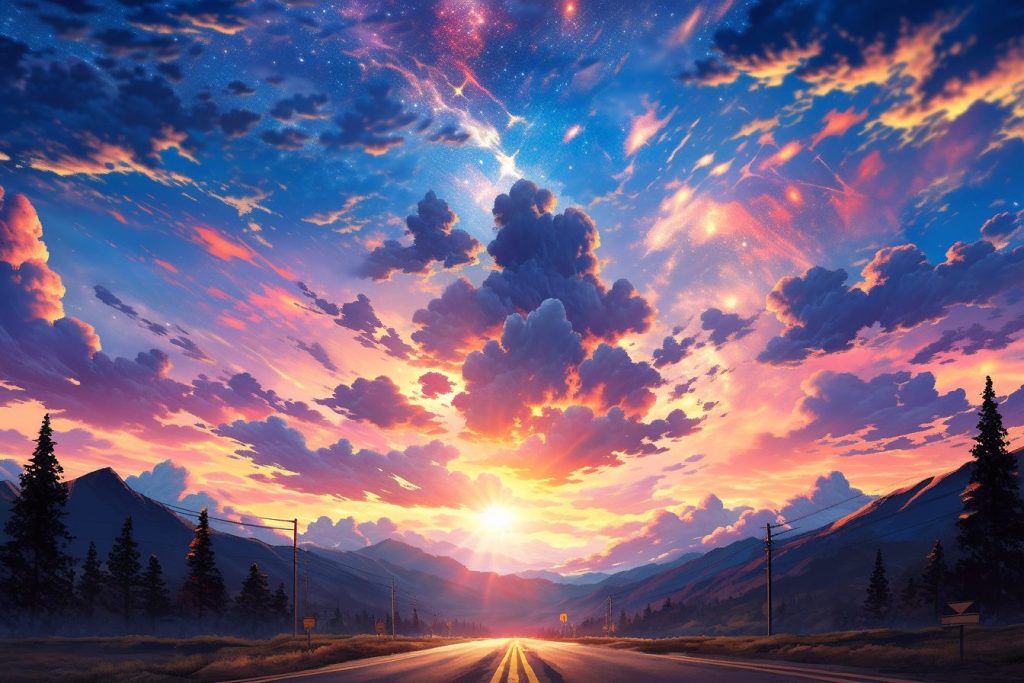 A Highway to a New Adventure AI Artwork 7