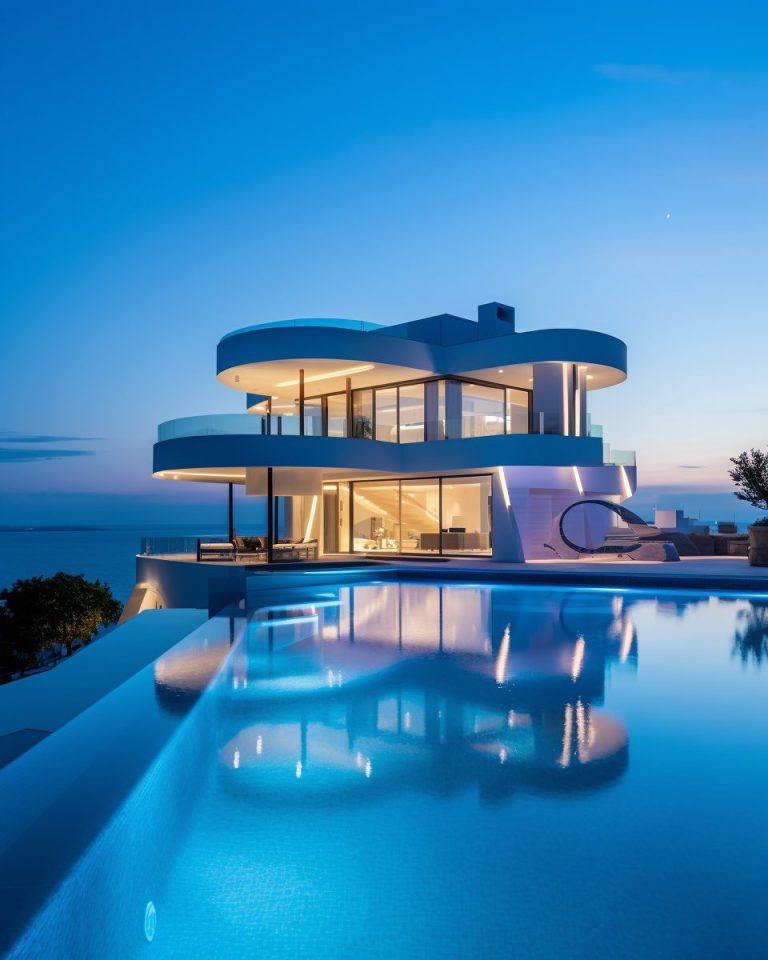 A Modern Seafront Mansion