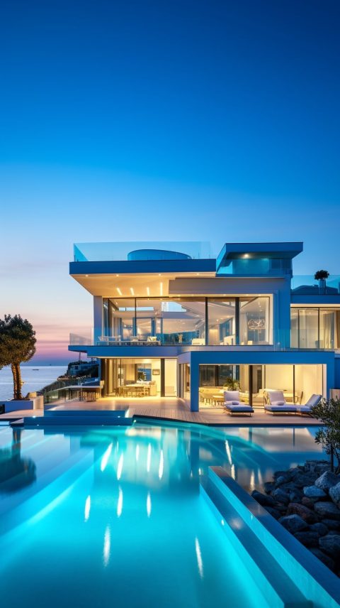 A Modern Seafront Mansion