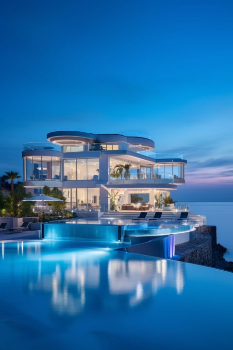 A Modern Seafront Mansion