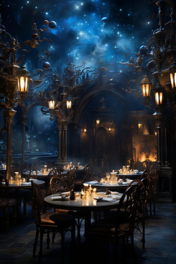 An Enchanting and Magical Restaurant AI Artwork 12