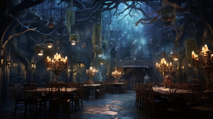 An Enchanting and Magical Restaurant AI Artwork