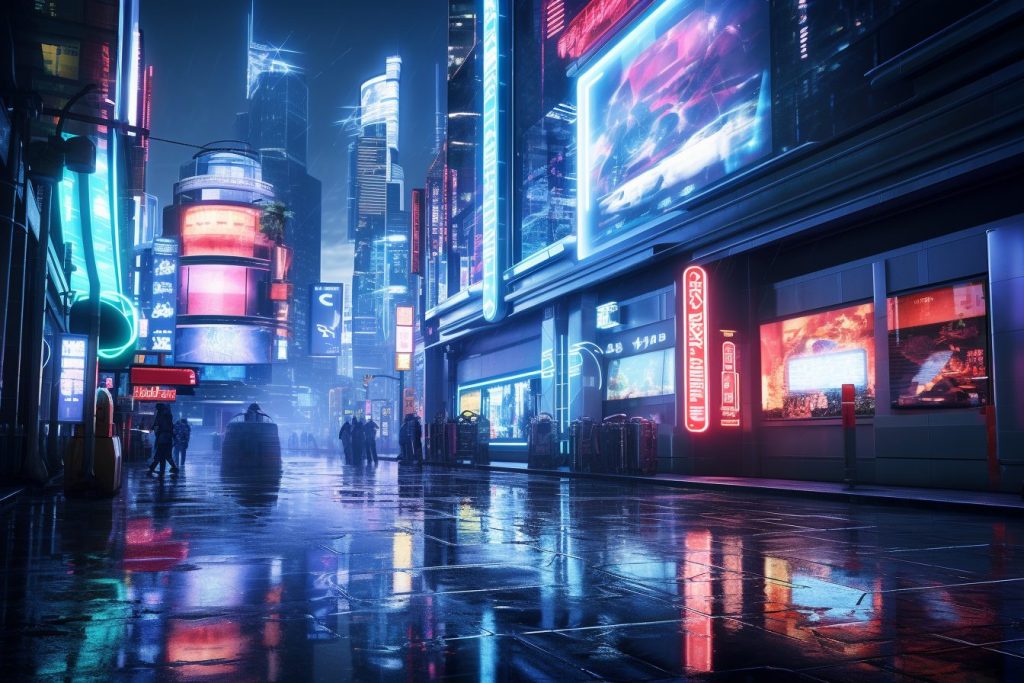 Cyberpunk Neo Tokyo City AI Artwork 15