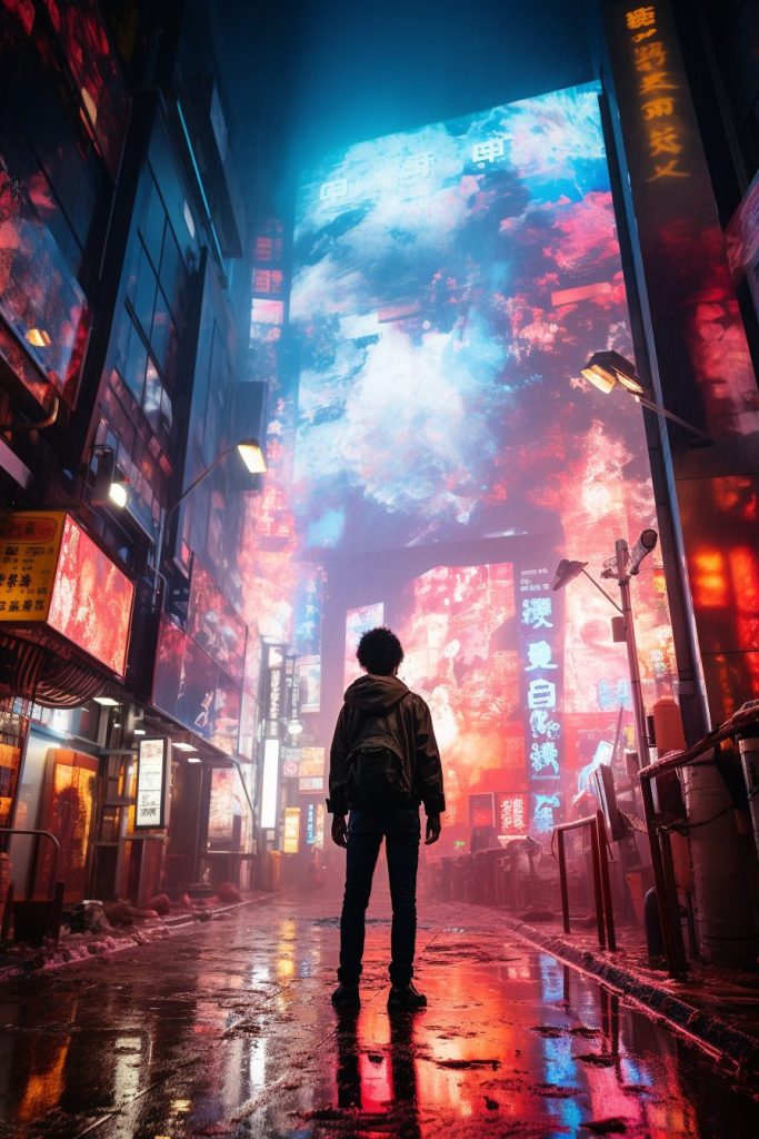 Cyberpunk Neo Tokyo City AI Artwork 2