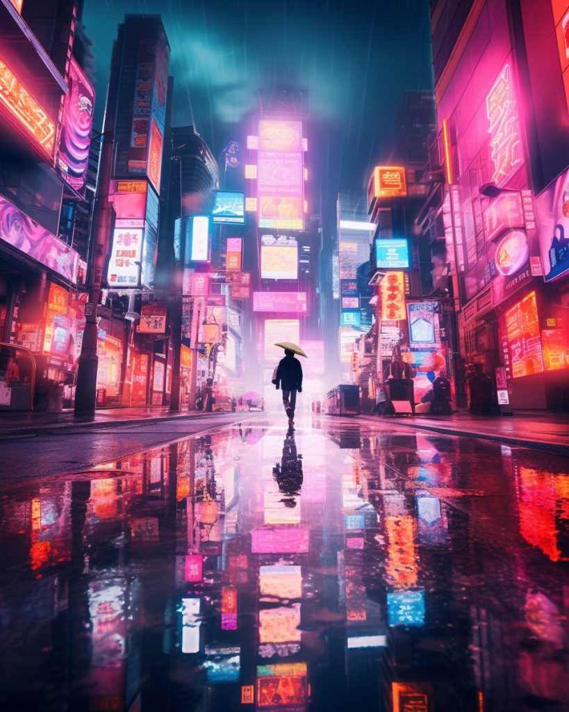 Cyberpunk Neo Tokyo City AI Artwork 20