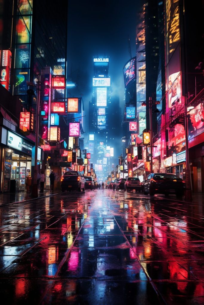 Cyberpunk Neo Tokyo City AI Artwork 22