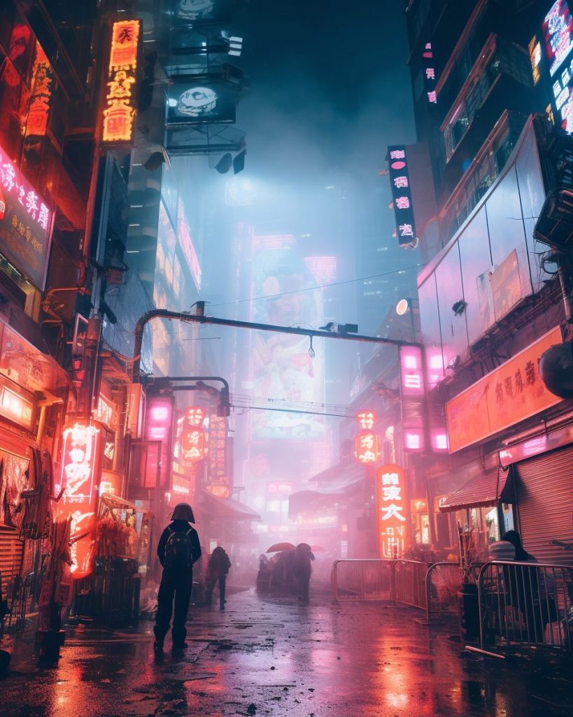 Cyberpunk Neo Tokyo City AI Artwork 25