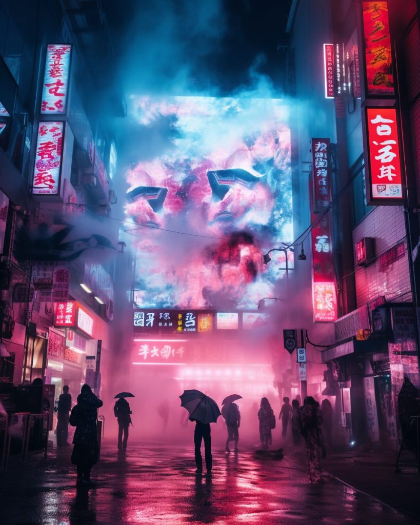 Cyberpunk Neo Tokyo City AI Artwork 26