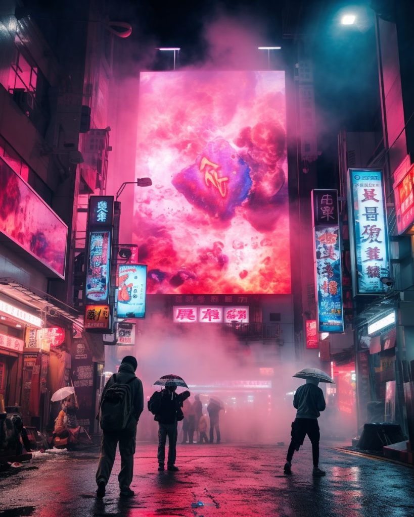 Cyberpunk Neo Tokyo City AI Artwork 28