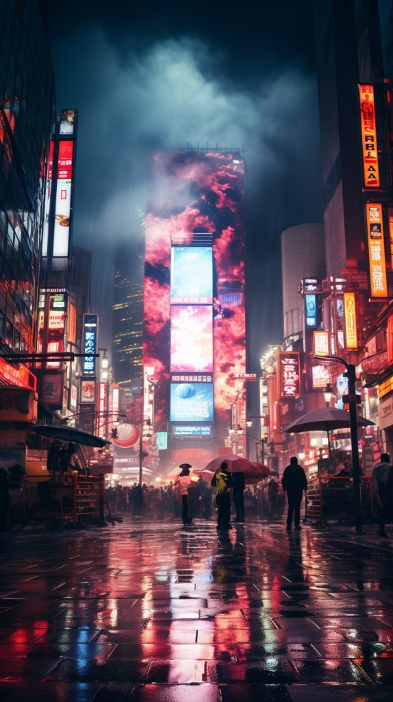 Cyberpunk Neo Tokyo City AI Artwork 29