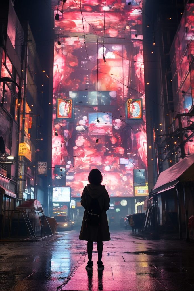 Cyberpunk Neo Tokyo City AI Artwork 32