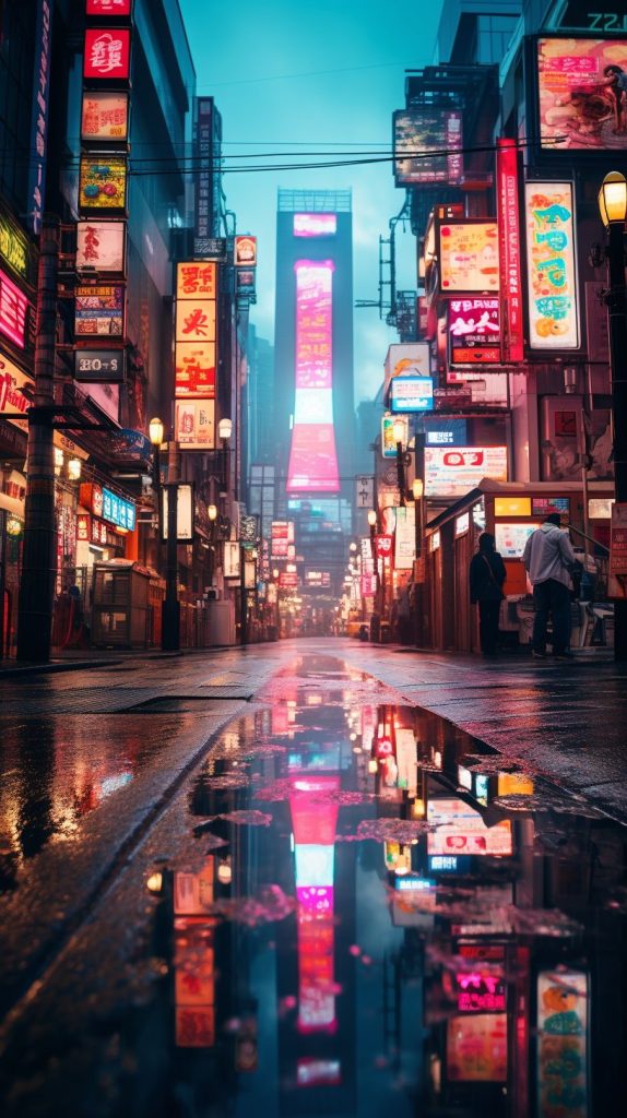 Cyberpunk Neo Tokyo City AI Artwork 6