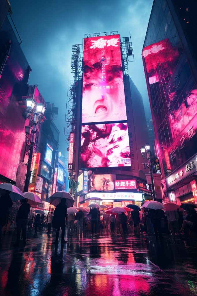 Cyberpunk Neo Tokyo City AI Artwork 7