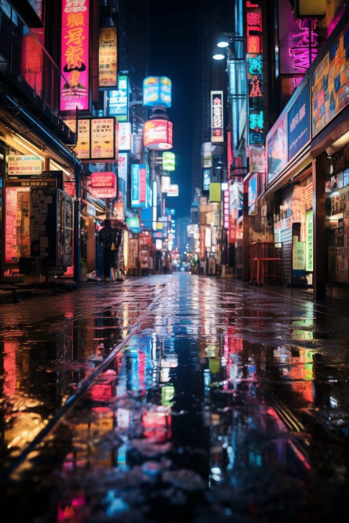 Cyberpunk Neo Tokyo City AI Artwork 9