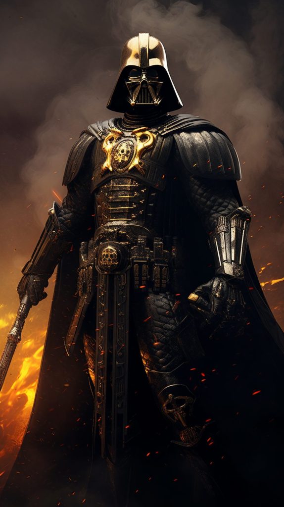 Darth Vader and Emperor Palpatine - Warhammer 40K Style AI Artwork 12