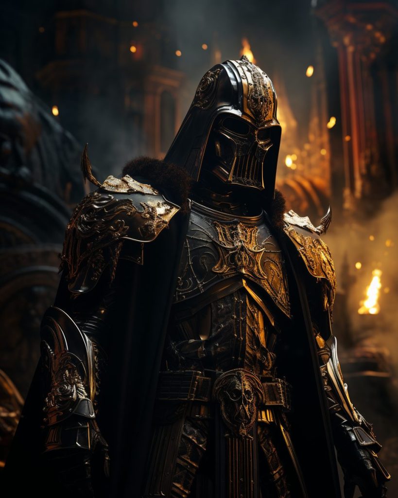 Darth Vader and Emperor Palpatine - Warhammer 40K Style AI Artwork 15