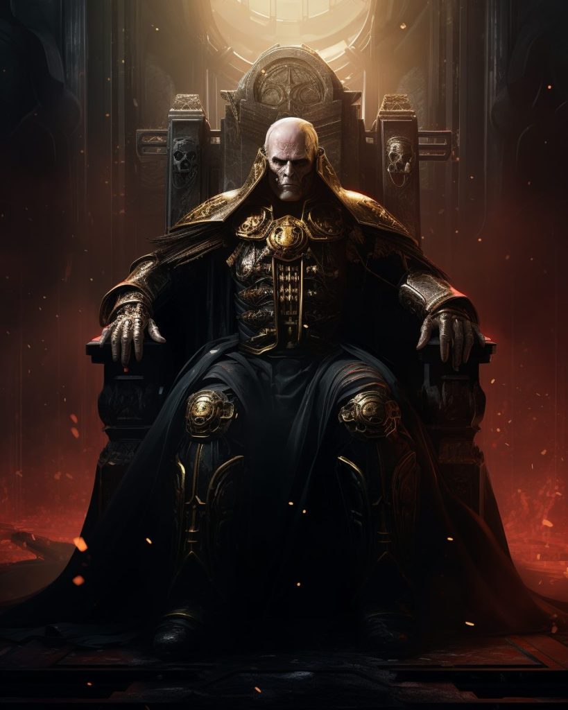 Darth Vader and Emperor Palpatine - Warhammer 40K Style AI Artwork 17