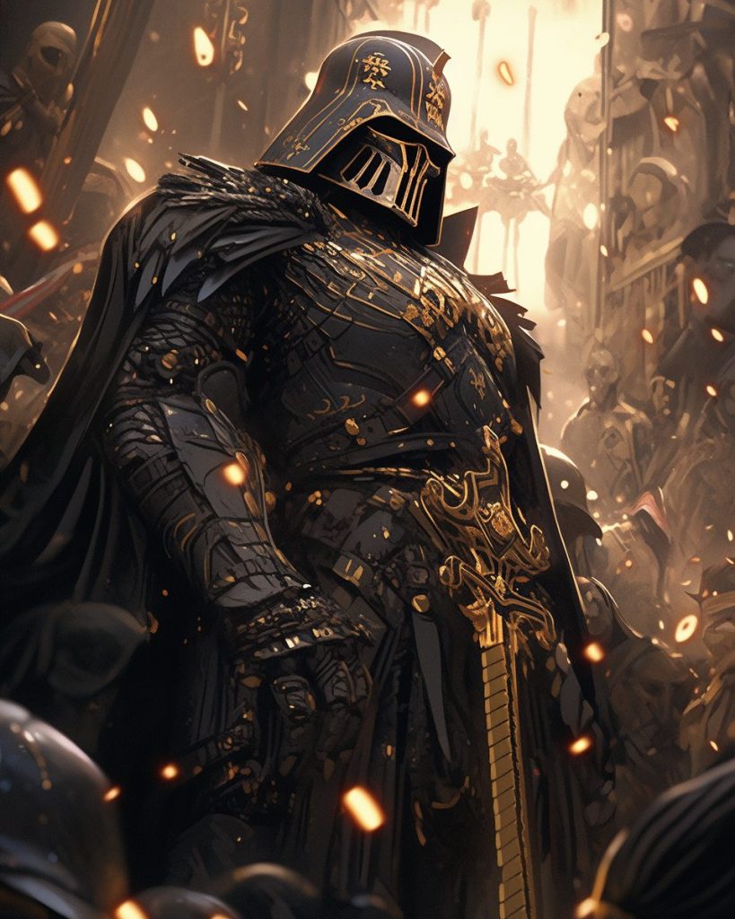 Darth Vader and Emperor Palpatine - Warhammer 40K Style AI Artwork 21