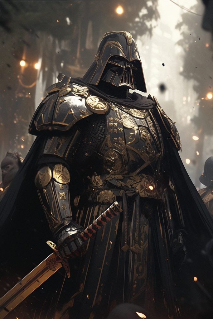 Darth Vader and Emperor Palpatine - Warhammer 40K Style AI Artwork 22
