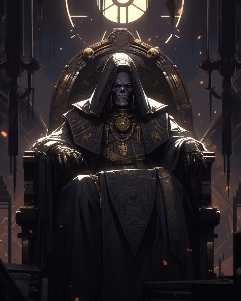 Darth Vader and Emperor Palpatine - Warhammer 40K Style AI Artwork 31