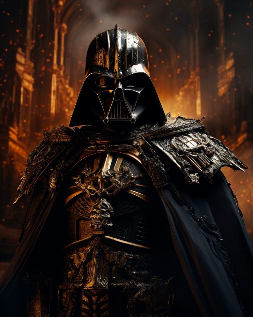 Darth Vader and Emperor Palpatine - Warhammer 40K Style AI Artwork 4