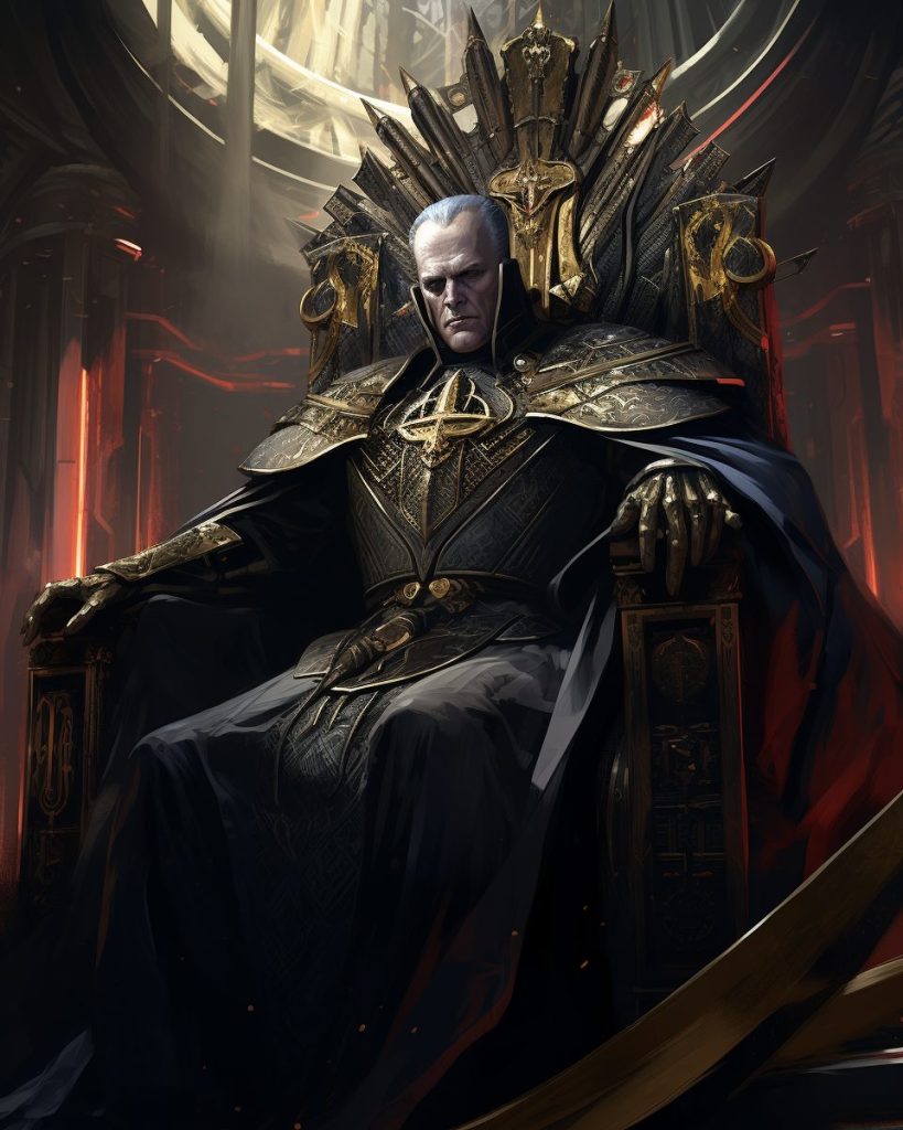 Darth Vader and Emperor Palpatine - Warhammer 40K Style AI Artwork 7