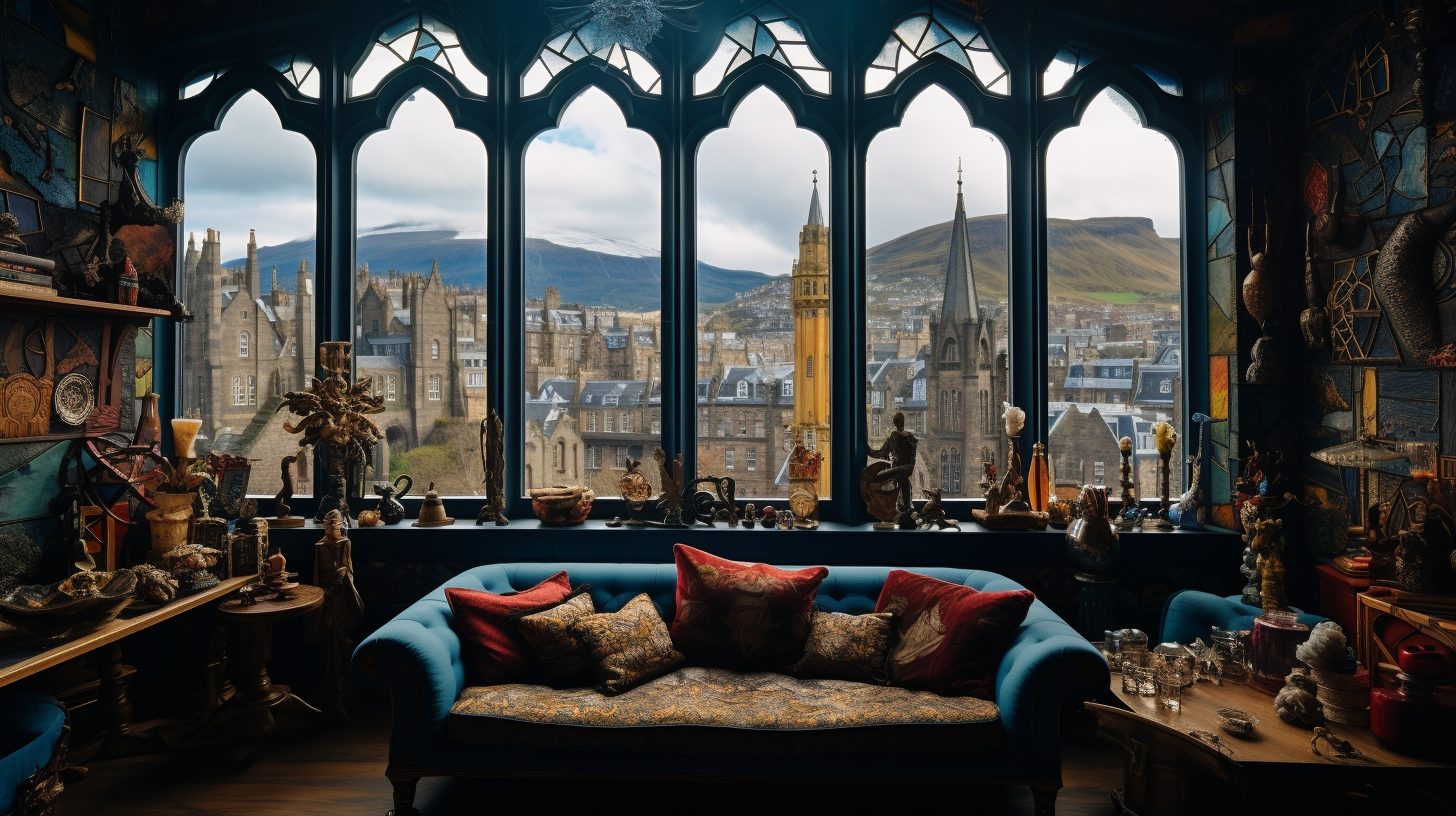 Gothic Style Home with a View to Match