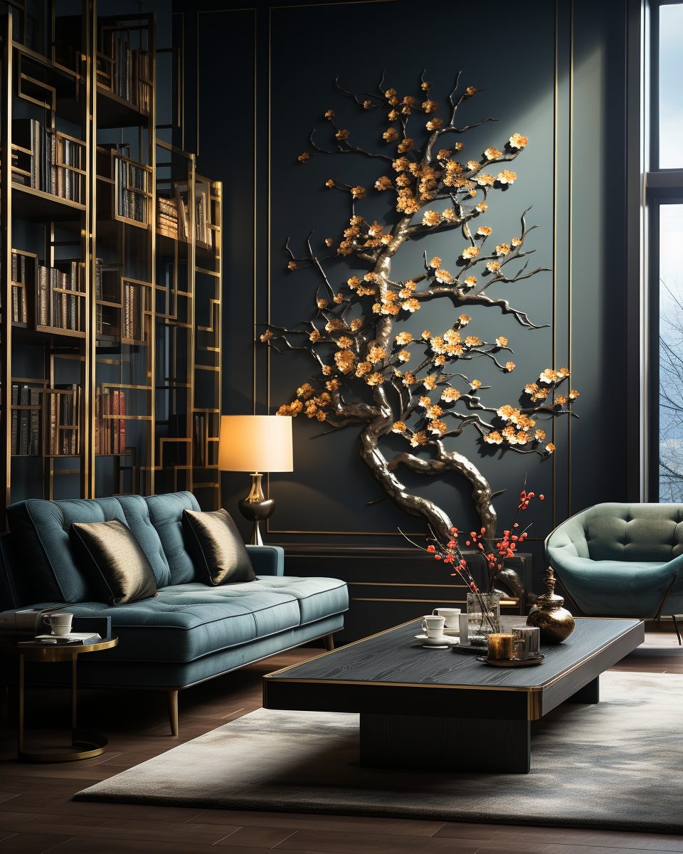 Curated Luxury Apartment Decorate With Gold Gallery View 36