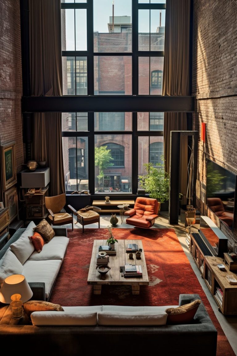New York Red Brick Loft Interior