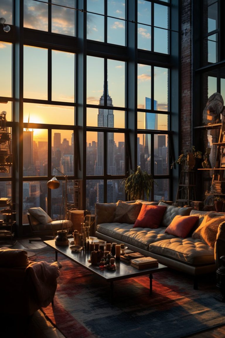 New York Red Brick Loft Interior