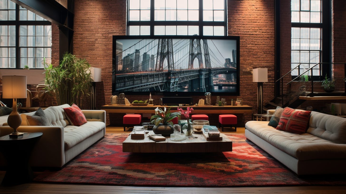 New York Red Brick Loft Interior