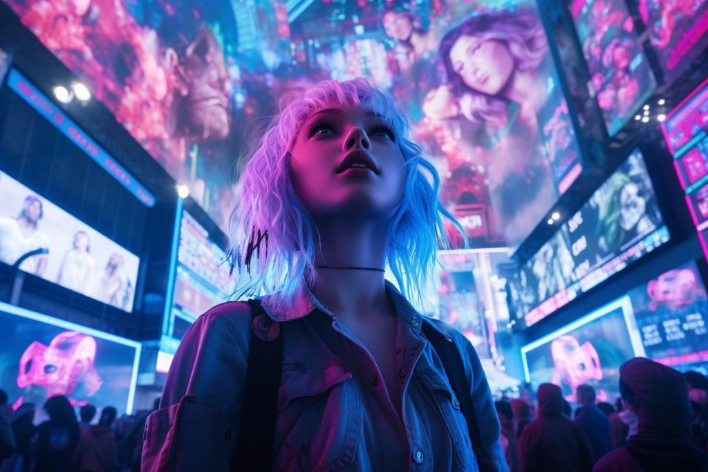 Welcome To Cyberpunk City AI Artwork 10