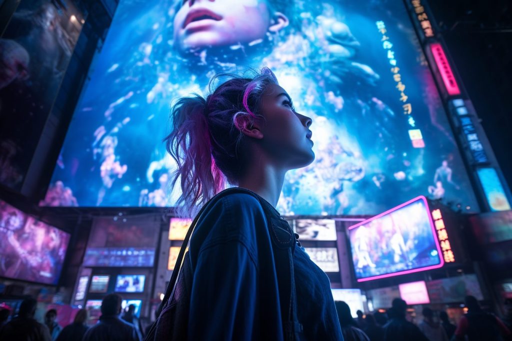 Welcome To Cyberpunk City AI Artwork 12