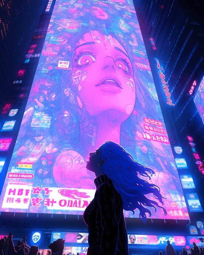 Welcome To Cyberpunk City AI Artwork 13