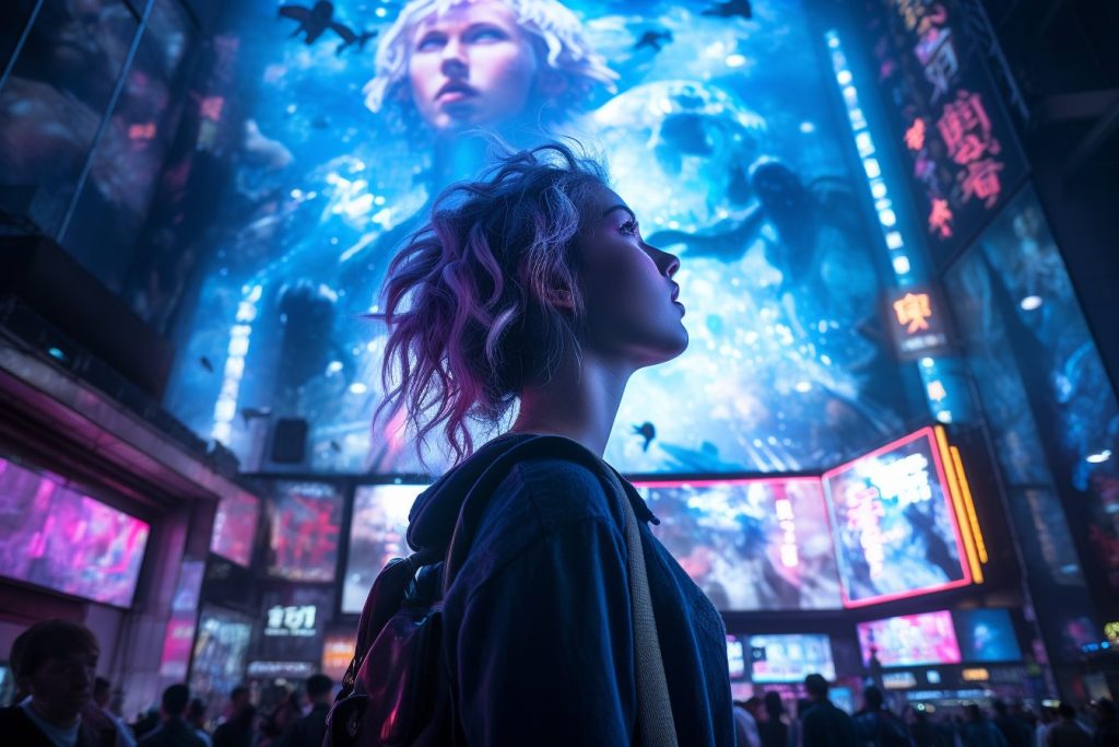 Welcome To Cyberpunk City AI Artwork 14