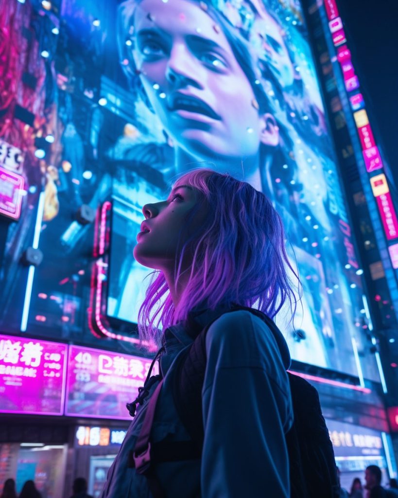 Welcome To Cyberpunk City AI Artwork 15