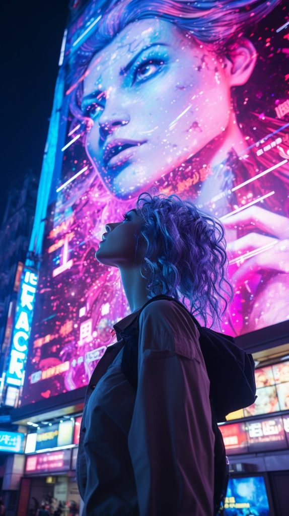 Welcome To Cyberpunk City AI Artwork 16